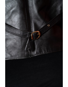 Vintage δερμάτινο γιλέκο L-XL