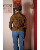 Vintage printed shirt M