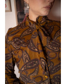Vintage printed shirt M