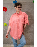 Vintage unisex silk shirt XL