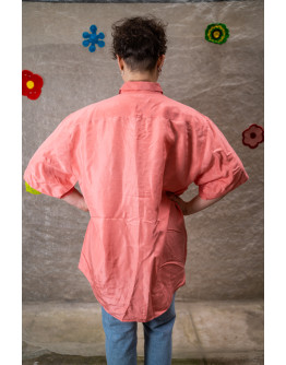 Vintage unisex μεταξωτό πουκάμισο XL