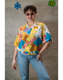 Vintage φλοράλ τοπ 2XL