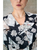 Vintage 90's printed shirt M