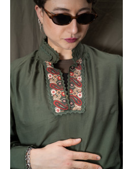 Vintage πουκάμισο με λεπτομέρειες M