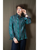 Vintage πουκάμισο με κεντημένες λεπτομέρειες M