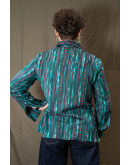 Vintage πουκάμισο με κεντημένες λεπτομέρειες M