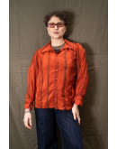 Vintage ριγέ πουκάμισο M