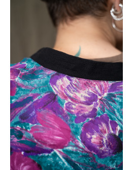 Vintage 80's printed shirt XL