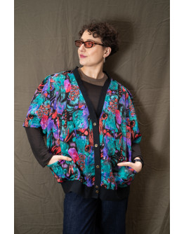 Vintage 80's printed shirt oversized