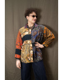 Vintage εμπριμέ πουκάμισο XL