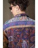 Vintage εμπριμέ πουκάμισο XL