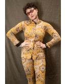 Vintage 70s εμπριμέ σετ S