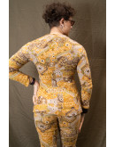 Vintage 70s εμπριμέ σετ S