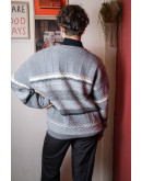 Vintage woolen knitted jacket Μ-L