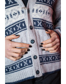 Vintage woolen knitted jacket Μ