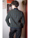 Vintage woollen plaid blazer M