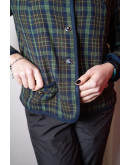 Vintage woollen plaid blazer M