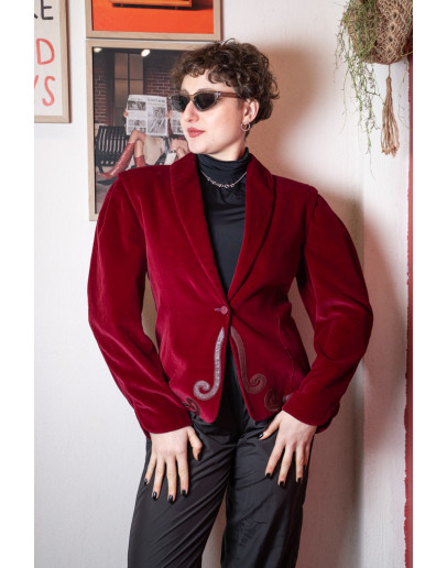 Vintage βελούδινo σακάκι M