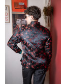 Vintage μεταξωτό ασιατικό σακάκι M