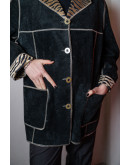 Vintage suede σακάκι doublefaced