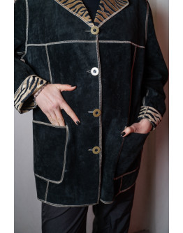 Vintage suede σακάκι doublefaced